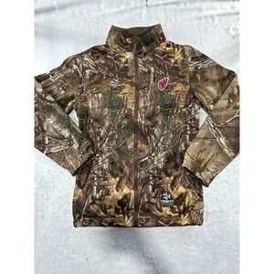 ScentBlocker SOLA Trinity Realtree Camo Hunting Jacket Womens Small Full Zip